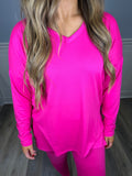 Legging & top set- hot pink