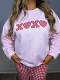Xoxo appliqué crewneck
