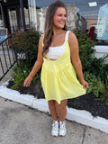 Lemon Drop Layered Dress