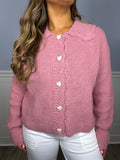 Heart button cardigan