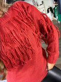 Brick tassel sweater