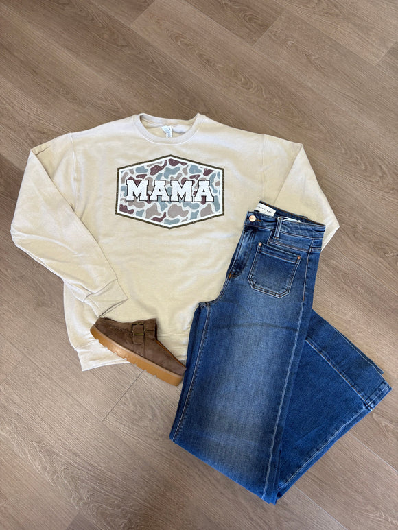 Camo mama sweatshirt