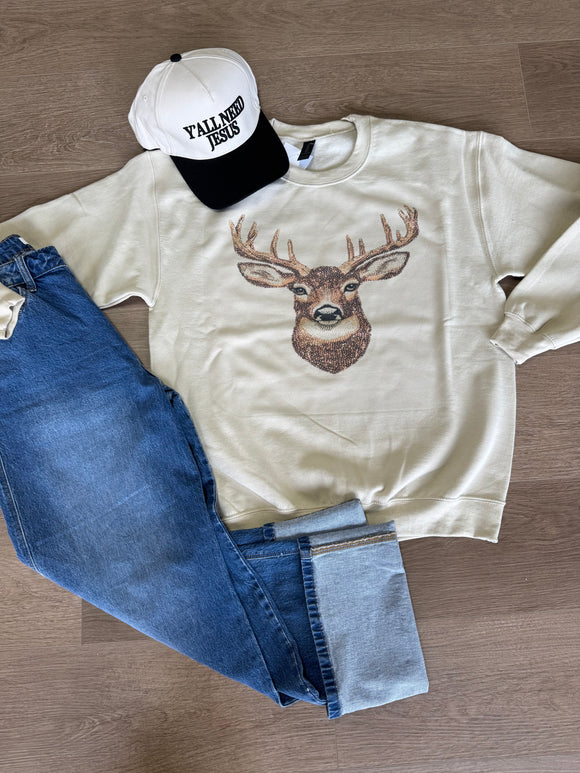 Vintage deer crewneck