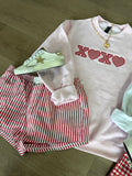 Xoxo appliqué crewneck
