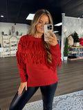 Brick tassel sweater