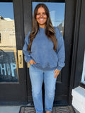 Dusty blue pullover