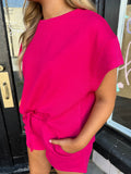 Pink quilted luxury set