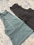 Ash blue contrast pants