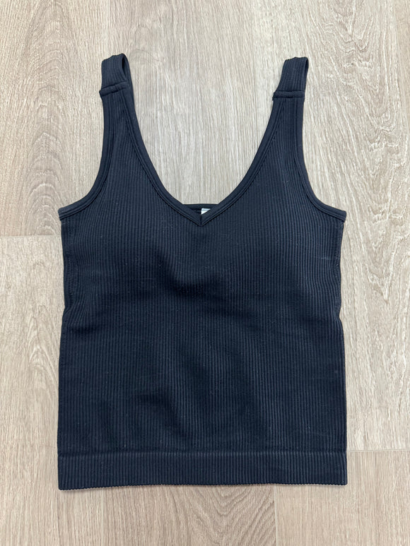 Black padded tank