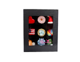 9 piece black keepsake box