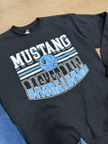 Mustang basketball crewneck