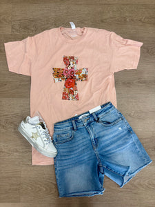 Haven cross patchwork tee