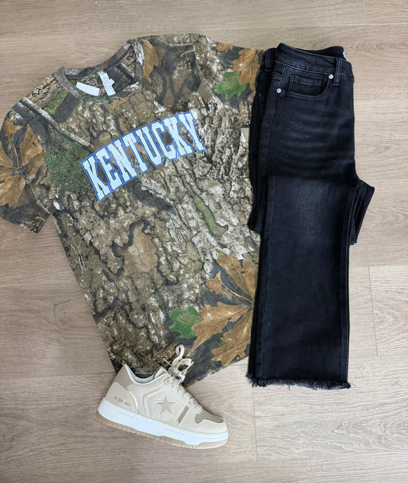 Kentucky varsity camo tee