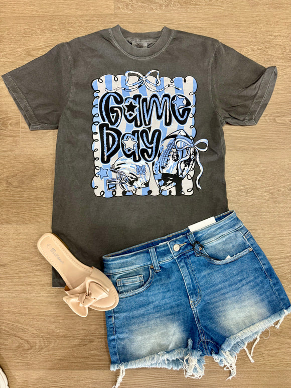 Mustangs football game day tee