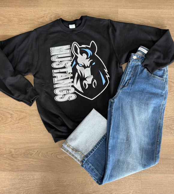 Midnight Mustangs Crewneck