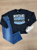 Mustang basketball crewneck
