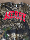 Merry camo tee