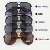 Modern Tortoise Aviator Sunglasses