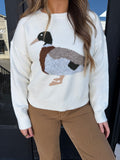 Ivory duck sweater