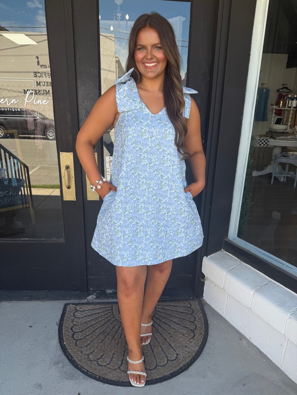 Something Blue Dress – SouthernPineBoutique