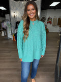 Emerald knit sweater