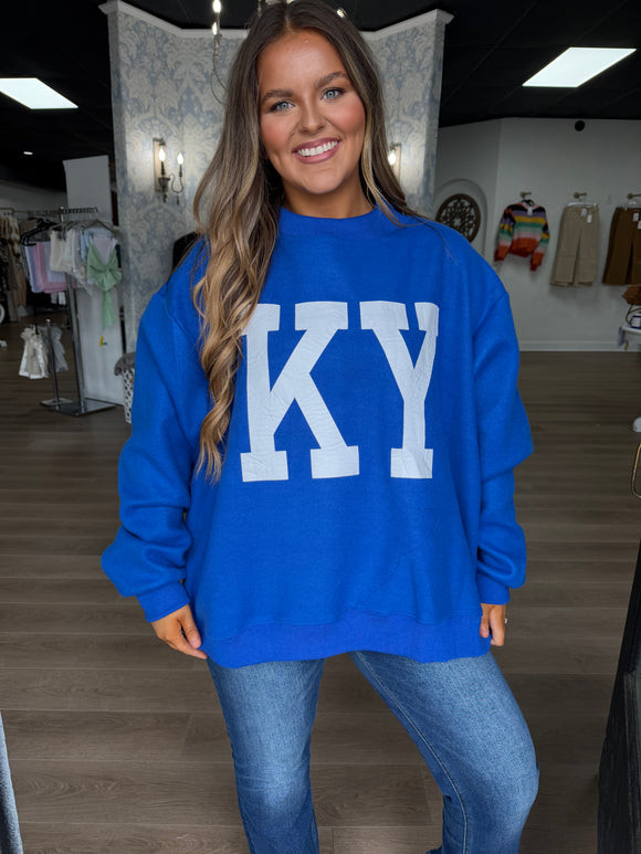 KY/ Kentucky mockneck sweatshirt