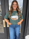 Patchwork duck tee