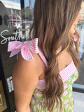 Pink and green maxi