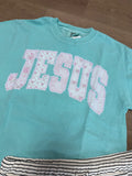 Floral Jesus tee