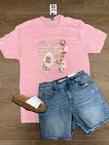 Bow patchwork tee