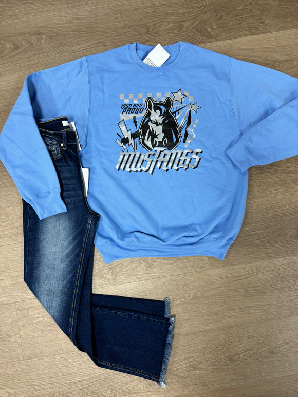 Loud & proud mustang crewnecks