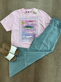 Costal fish tee