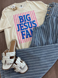 Big Jesus fan tee