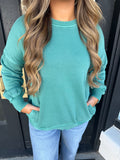 Dark green crewneck