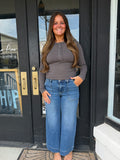 Charcoal Henley top