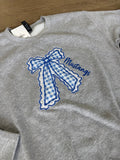 Mustang coquette appliqué sweatshirt