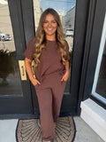 Brown pant set