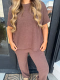 Brown pant set