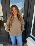 Mocha crewneck