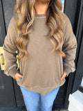 Mocha crewneck