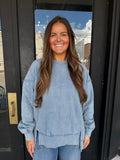 Dusty blue pullover