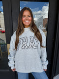 Pray polka dot mock neck