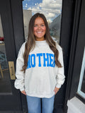 Mother/ COOL MOM reversible mock neck