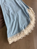 Crochet lace with tulip
