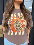 Patchwork Pumpkin Graphic Tee