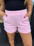 Candy pink soft stretchy shorts