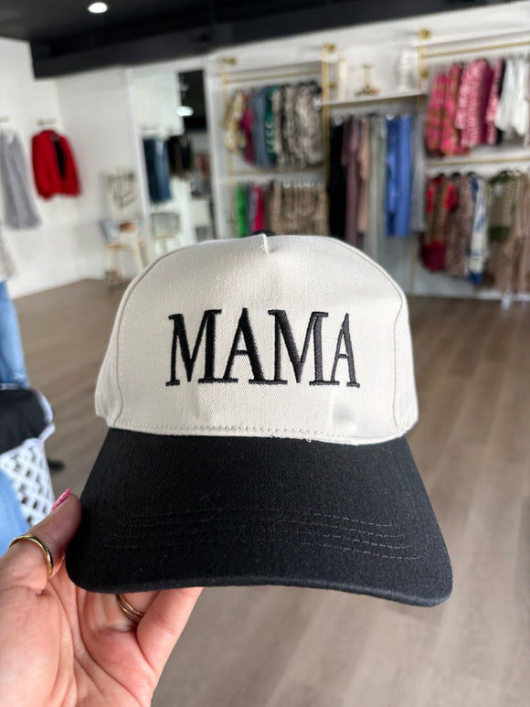 Mama trucker hat / black