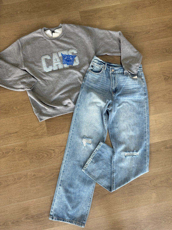 CATS appliqué crewneck