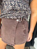 Mahogany skort