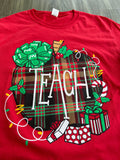 Christmas teach apple tee